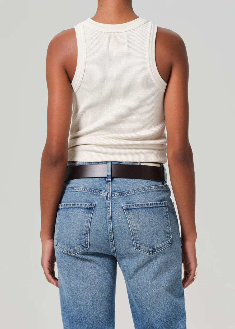Isabel Rib Tank in Dun