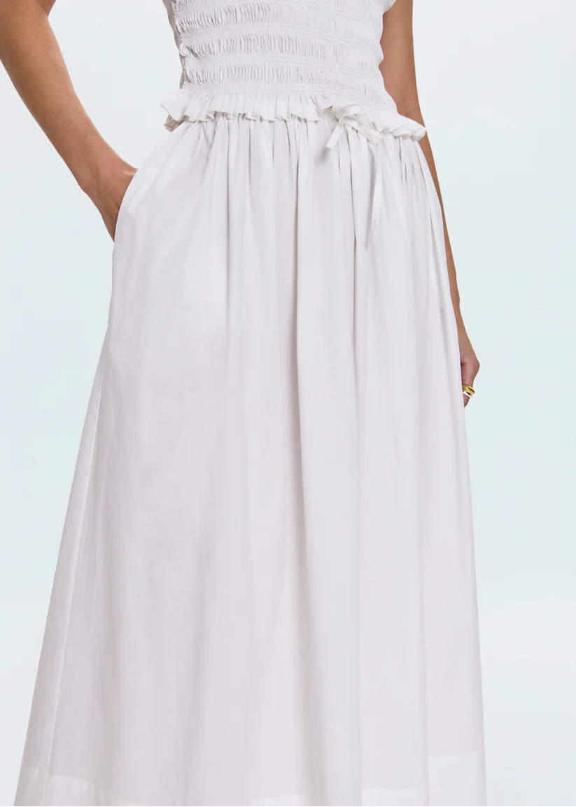 Noelle Poplin Maxi Skirt