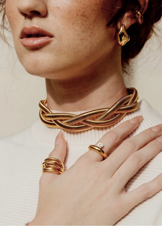 Lennon Multi Layered Gold Ring