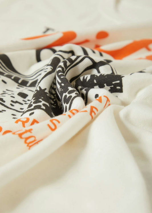 Brixton Motel Muscle Tank in Off White