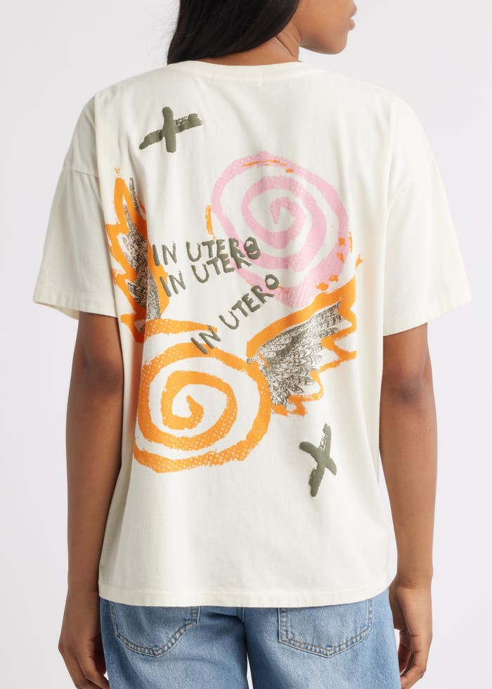 Nirvana In Utero Collage Merch Tee