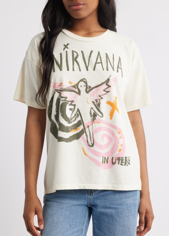 Nirvana In Utero Collage Merch Tee