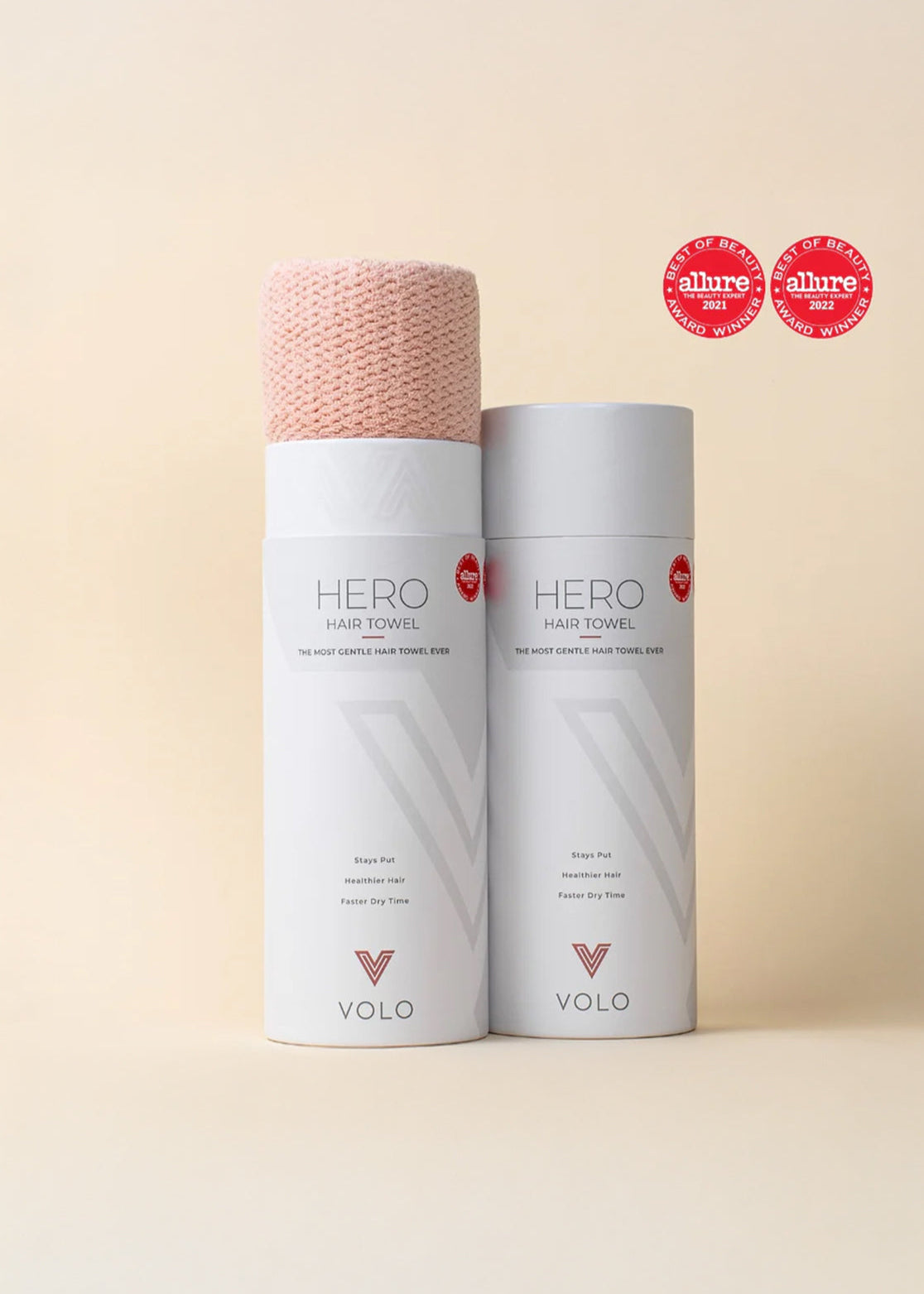 Hero Hair Towel in Cloud Pink