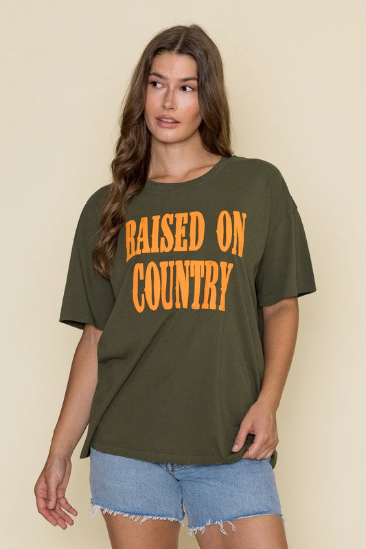 Raised on Country Merch Tee
