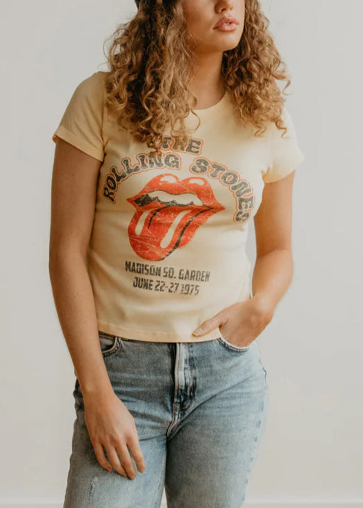 Rolling Stones 1975 Baby Tee