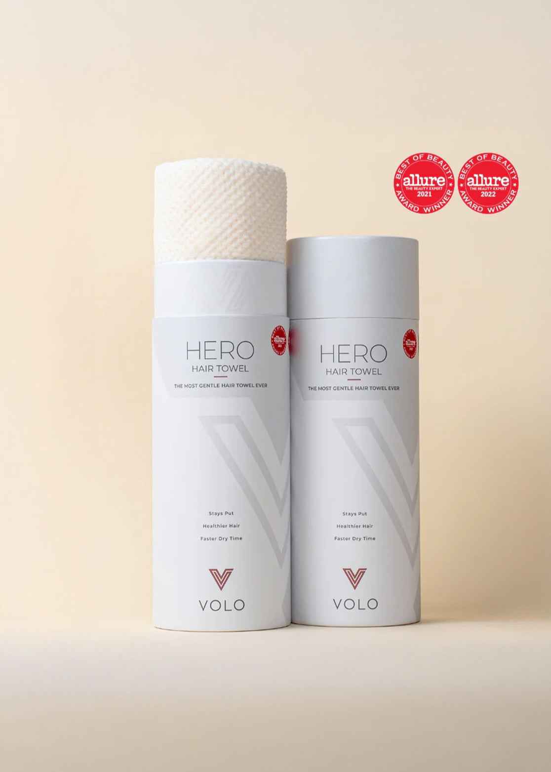 Hero Hair Towel in Salt White
