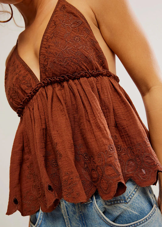 Sunny Days Cami Chocolate