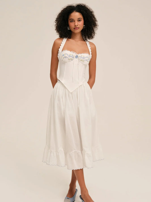 Tea Time Poplin Bustier