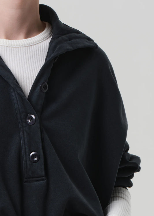 Mirelle Funnel Neck in Charcoal