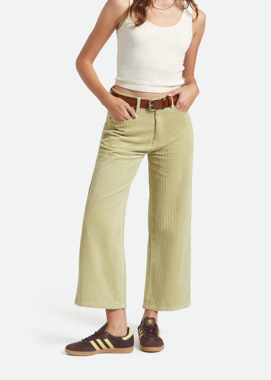 Margo Cropped 5-Pocket Pant in Elm