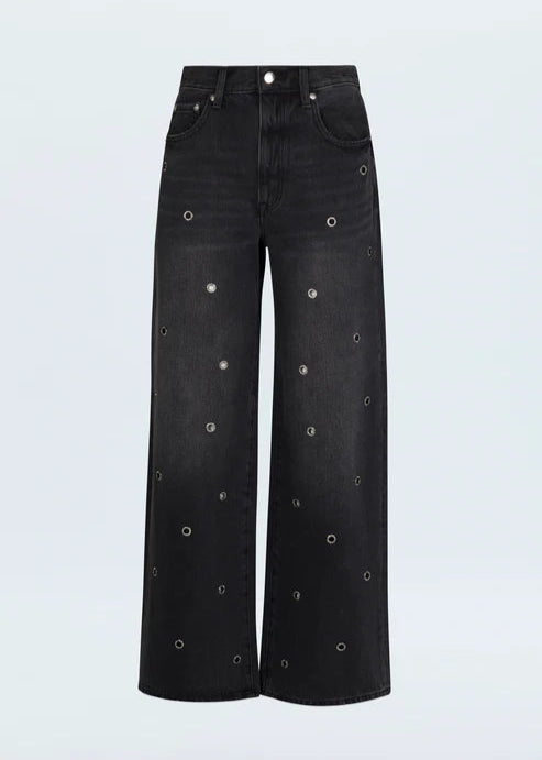 Hendrix High Rise Baggy Jean in Glamour