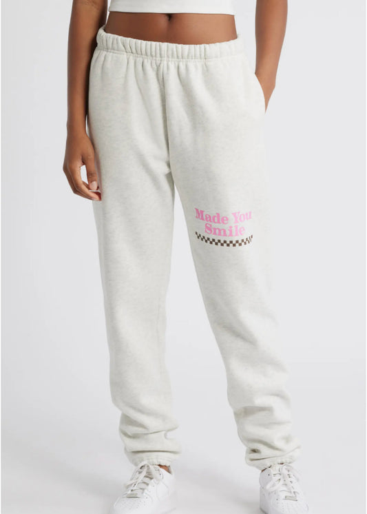 Made You Smile Graphic Sweatpants