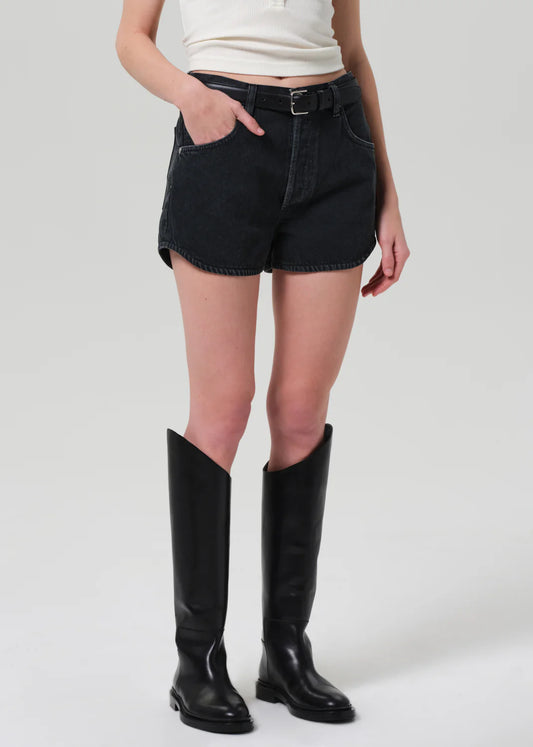 Abita Short in Washed Black