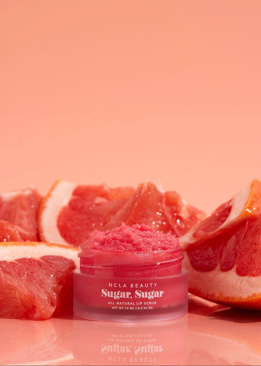 NCLA Beauty Sugar Sugar Pink Grapefruit Lip Scrub