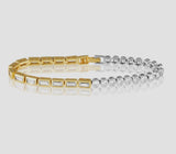 Adrian Two-Tone Tennis Bracelet