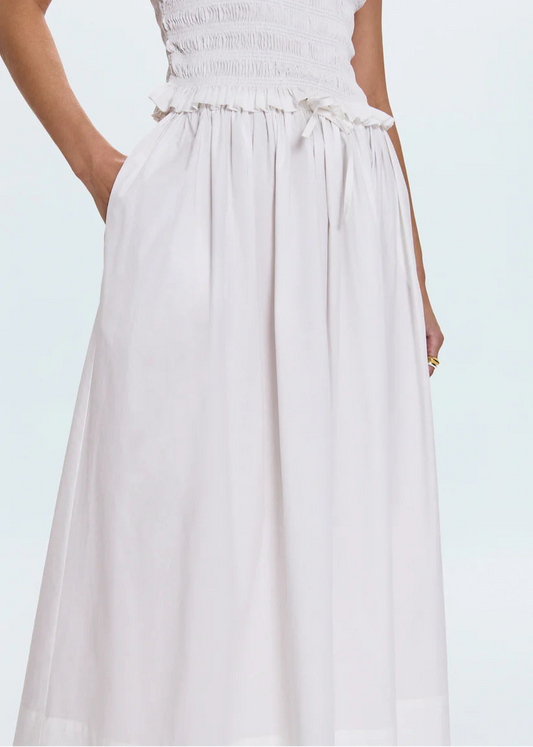 Noelle Poplin Maxi Skirt
