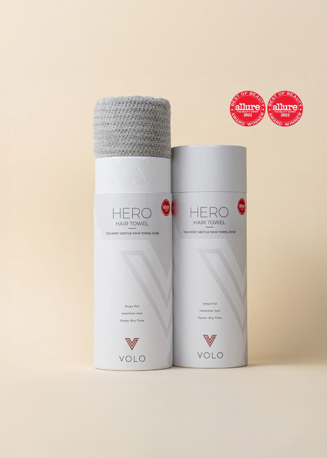 Hero Hair Towel in Luna Grey