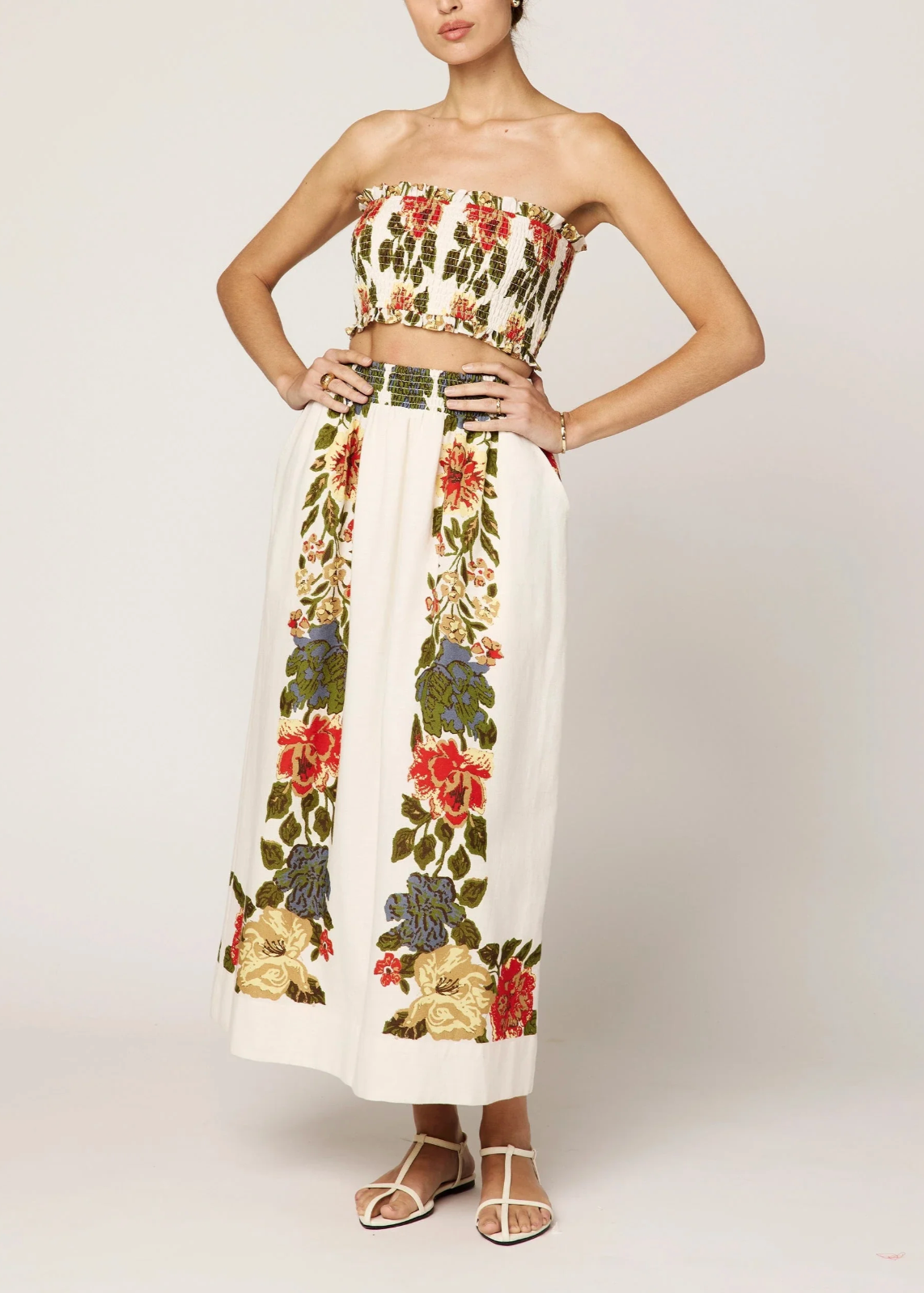 Ruby Top & Midi Skirt Set