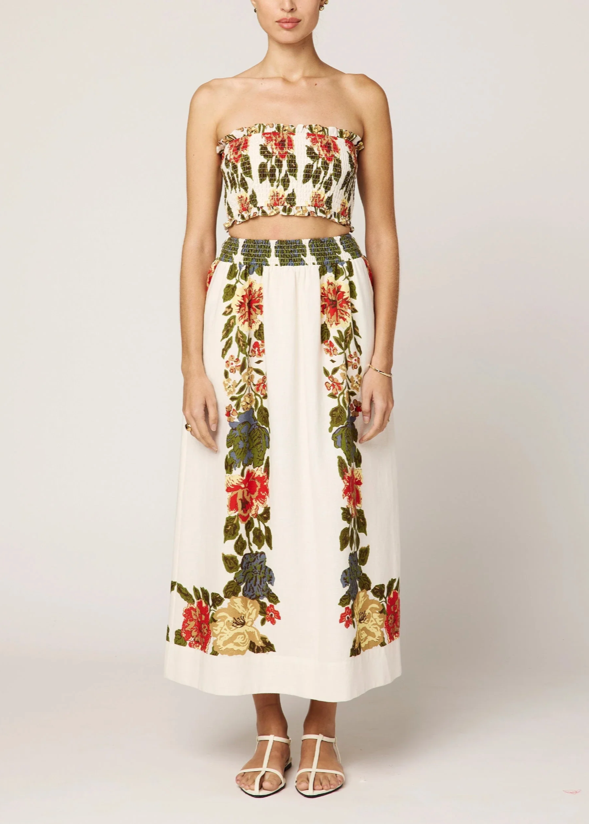 Ruby Top & Midi Skirt Set