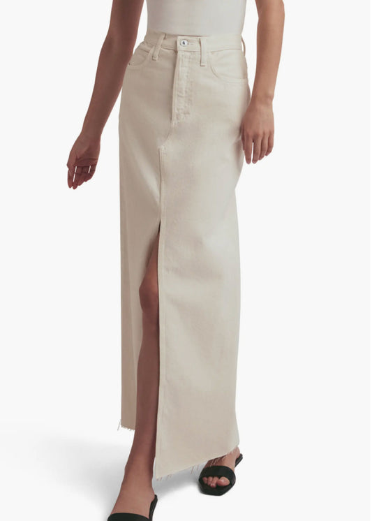 The Sadie High Waist Denim Skirt