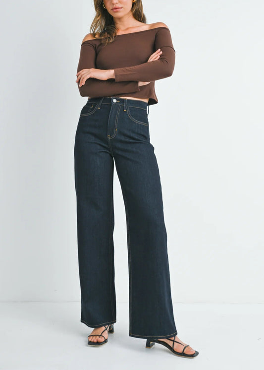 Relaxed Wide Jean in Sup
