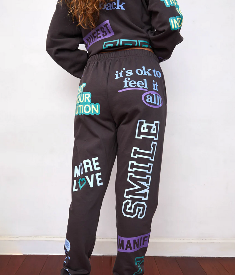 Affirmations Charcoal Sweatpants