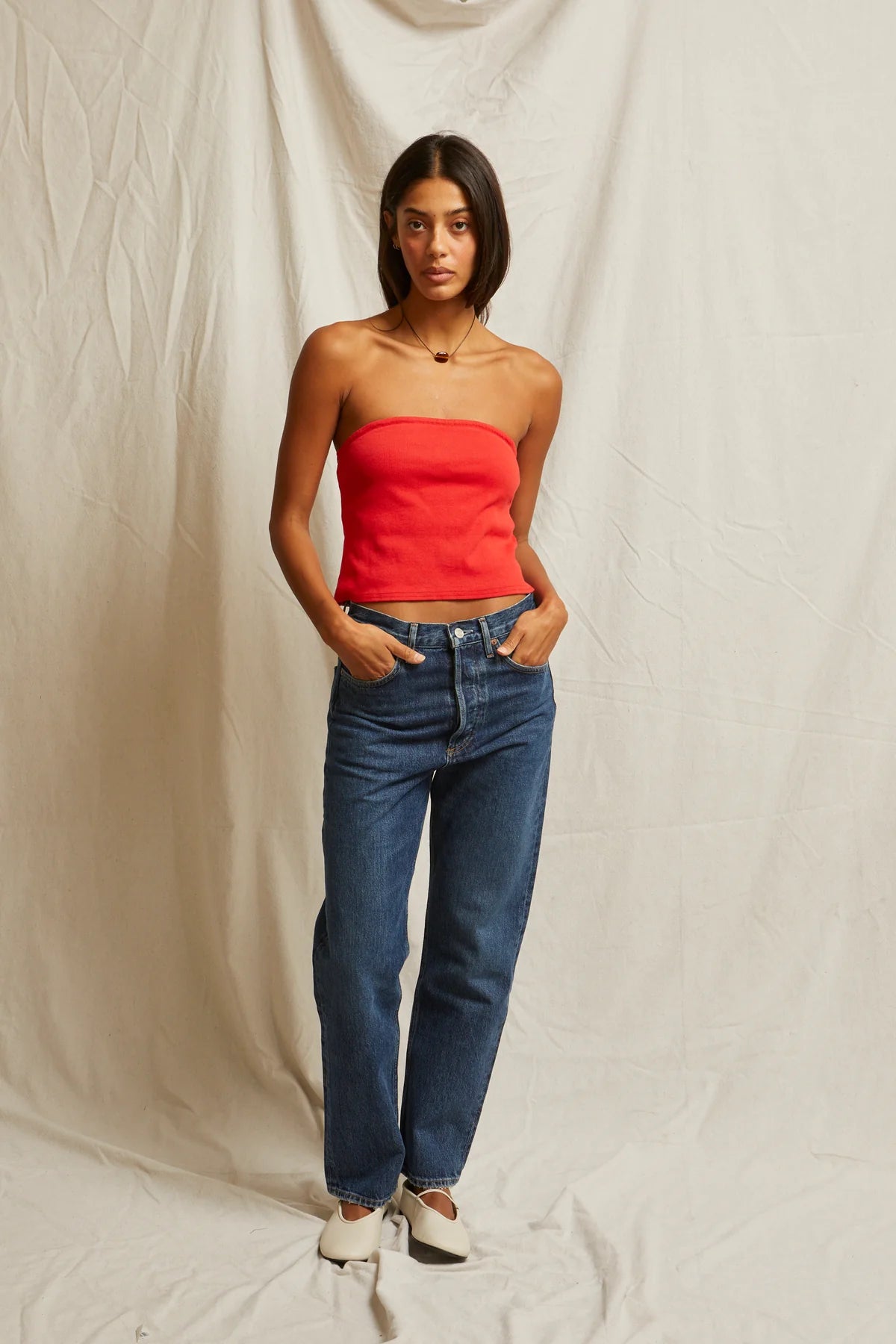 Talula Structured Rib Tube Top