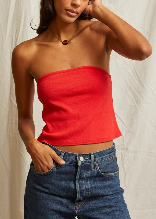 Talula Structured Rib Tube Top
