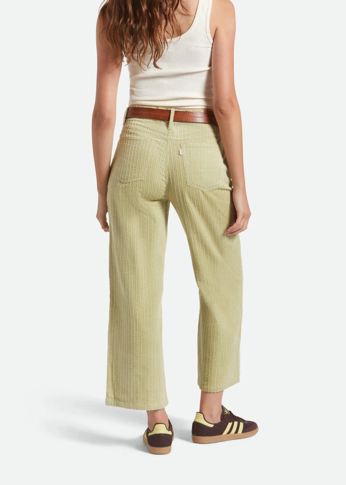 Margo Cropped 5-Pocket Pant in Elm