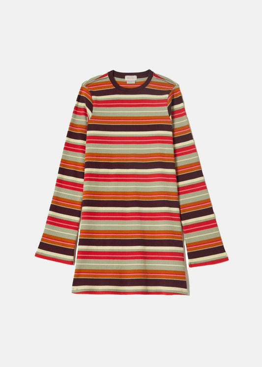 Dolly Knit Dress in Mulitstripe