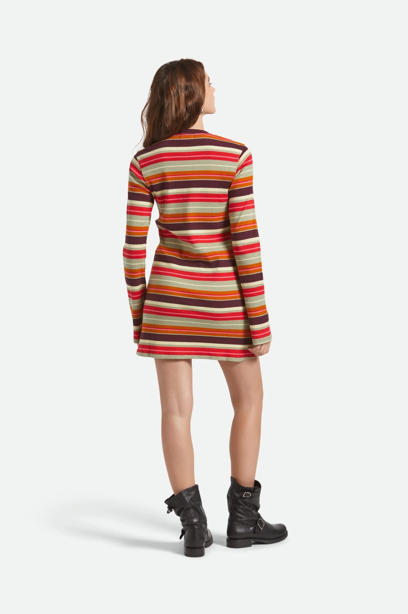 Dolly Knit Dress in Mulitstripe